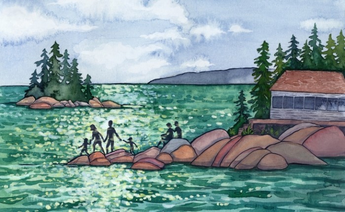 Sunshine house illustration thumbnail