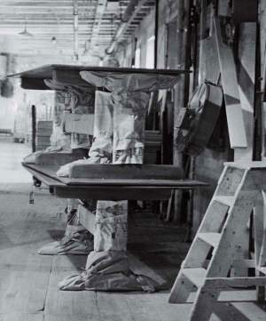 Cushman Furniture Factory, North Bennington, Vermont, circa 1950. 