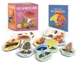 Mushrooms Wooden Magnet Set thumbnail