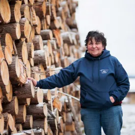 Colleen Goodridge woodpile thumbnail