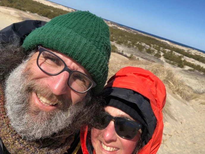 Brett and wife