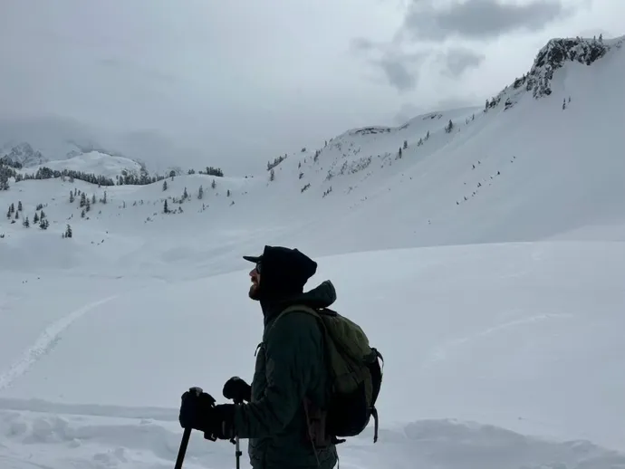 Hayden Lake skiing