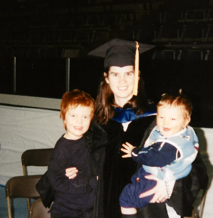 Laura and kids