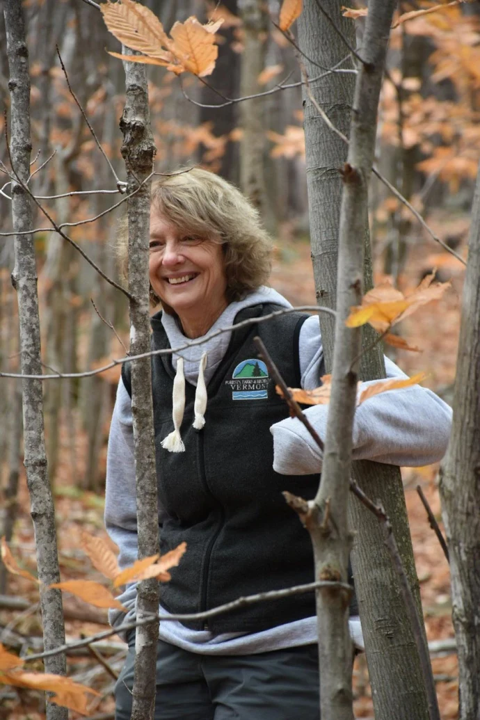 Nancy Patch in the woods