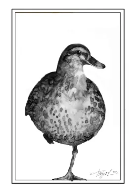 Standing duck thumbnail