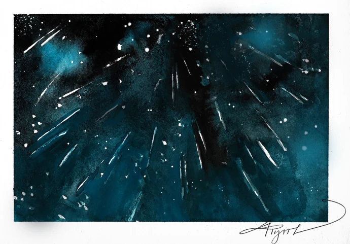 Perseid meteors