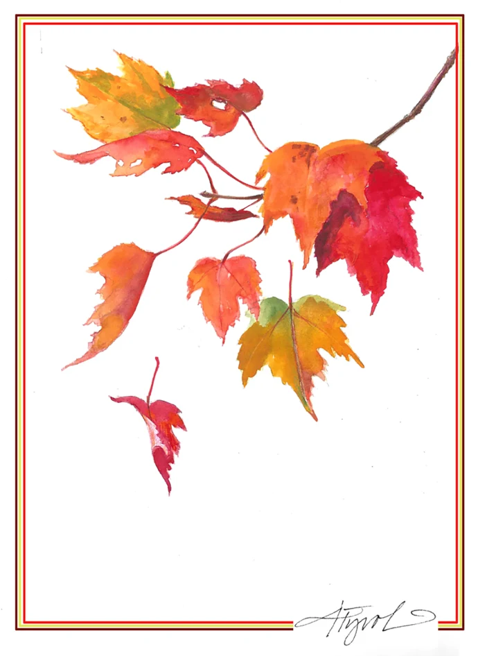 Falling leaves