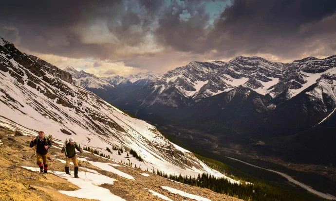 Snowy mountains
