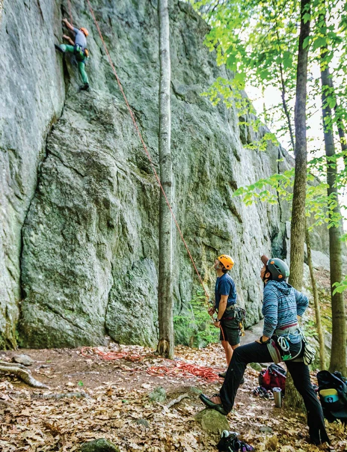 Rock climbing