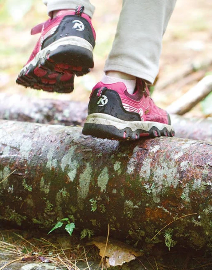 Boots in woods