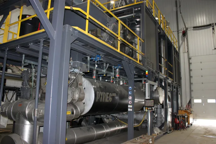 Biocarbon pyreg furnace