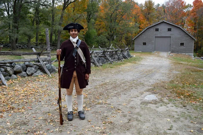Marcus as Minuteman