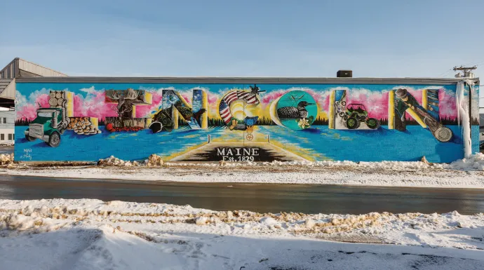 Lincoln mural