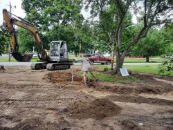 Digging paths