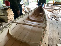 Birchbark canoe