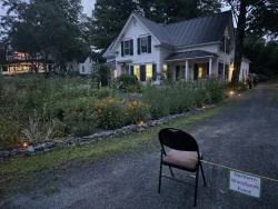 Garden at night Photo: Emily S. Rowe