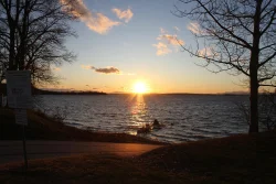 Sunset over Champlain Photo: Leif Tillotson