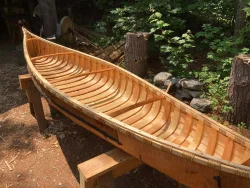 Birchbark canoe