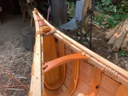 Birchbark canoe