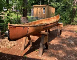 Birchbark canoe