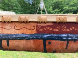 Birchbark canoe