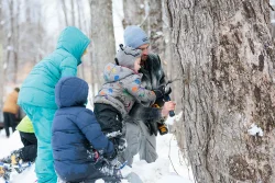 Kids sugarmaking Photo: Ben DeFlorio