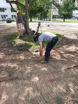 Breaking Ground on our Pollinator Garden