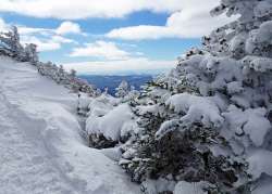 Snowy mountains Photo: Sheri Larsen