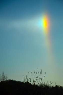 Sun dog Photo: Ken Hatch