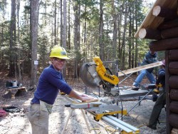 Rebuilding Blue Brook Shelter Photo: Mac McKenzie-Dudley