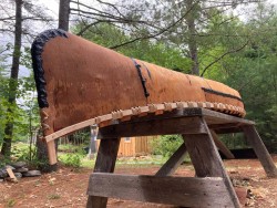 Building a Birchbark Canoe