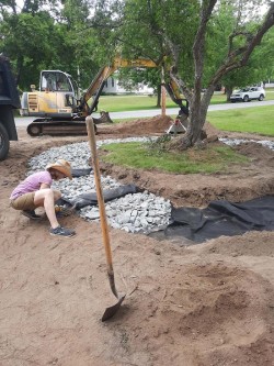 Breaking Ground on our Pollinator Garden