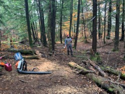Building Ski Trail Photo: Dan Healey
