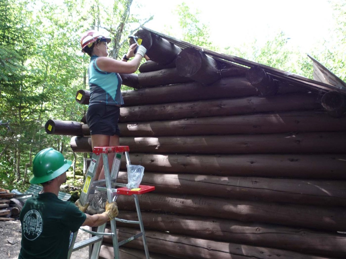 Rebuilding Blue Brook Shelter