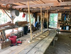 Building a Birchbark Canoe