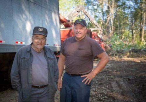Chris Crowe with dad