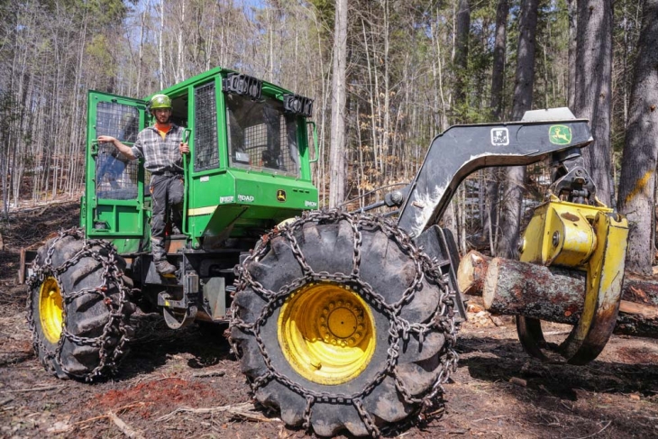 Harvesting Timber in the Adirondacks