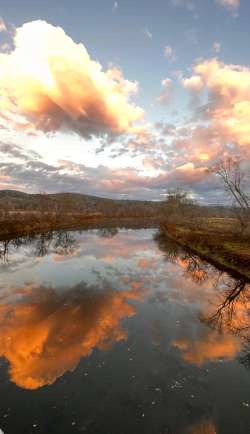 River reflection Photo: Abby Jackman