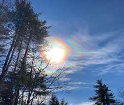 Rainbow halo Photo: Karinne Heise