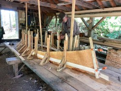 Building a Birchbark Canoe