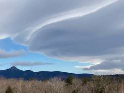 Clouds over Chocorua Photo: Richard Doucette