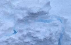 Blue snow Photo: Clare Lise Kelly