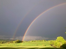Double rainbow Photo: Richard A. Philben