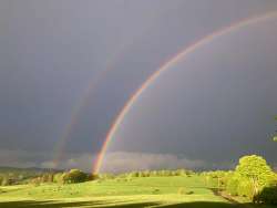 Double rainbow Photo: Richard A. Philben