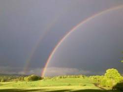 Double rainbow Photo: Richard A. Philben