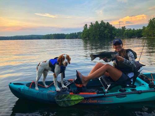 Christi Holmes fishing