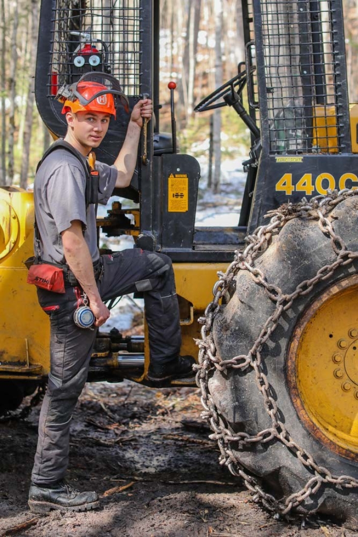 Harvesting Timber in the Adirondacks