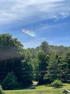 Rainbow cloud Photo: Tina Harris