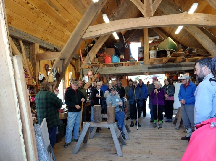 David Bowman Crafts Buildings from Trees