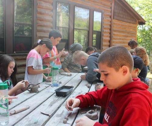 Crafts at camp